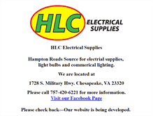 Tablet Screenshot of hlcelectrical.com